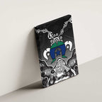 Torres Strait Islander Flag Canvas Wall Art Dhari Indigenous Dotwork Pattern Art