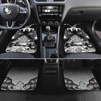 Torres Strait Islander Flag Car Mats Dhari Indigenous Dotwork Pattern Art