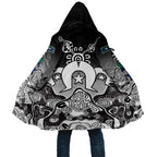 Torres Strait Islander Flag Cloak Dhari Indigenous Dotwork Pattern Art