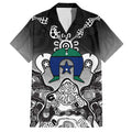 Torres Strait Islander Flag Hawaiian Shirt Dhari Indigenous Dotwork Pattern Art