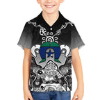 Torres Strait Islander Flag Hawaiian Shirt Dhari Indigenous Dotwork Pattern Art