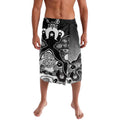 Torres Strait Islander Flag Lavalava Dhari Indigenous Dotwork Pattern Art