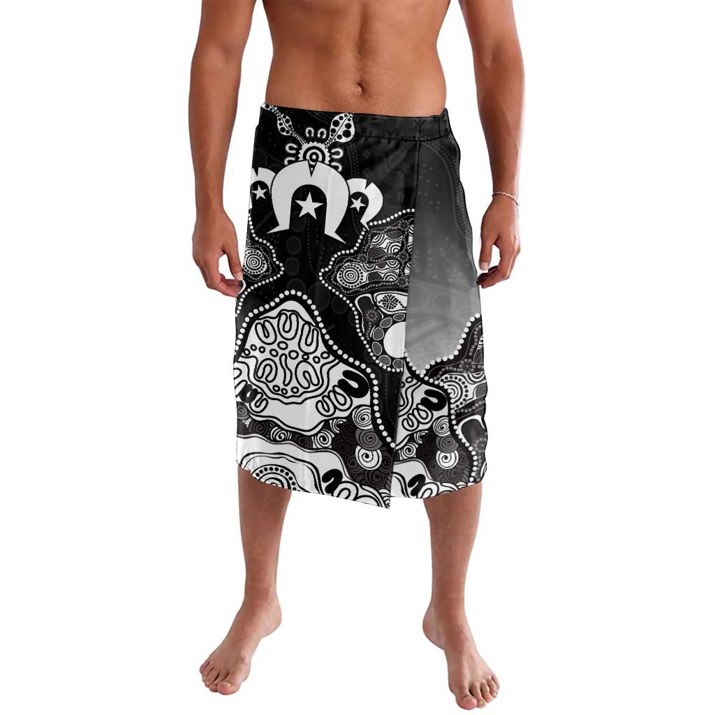 Torres Strait Islander Flag Lavalava Dhari Indigenous Dotwork Pattern Art
