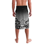 Torres Strait Islander Flag Lavalava Dhari Indigenous Dotwork Pattern Art