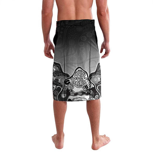 Torres Strait Islander Flag Lavalava Dhari Indigenous Dotwork Pattern Art