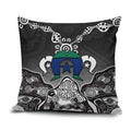 Torres Strait Islander Flag Pillow Cover Dhari Indigenous Dotwork Pattern Art