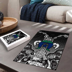 Torres Strait Islander Flag Puzzle Dhari Indigenous Dotwork Pattern Art
