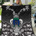 Torres Strait Islander Flag Quilt Dhari Indigenous Dotwork Pattern Art