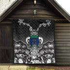 Torres Strait Islander Flag Quilt Dhari Indigenous Dotwork Pattern Art