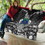Torres Strait Islander Flag Quilt Dhari Indigenous Dotwork Pattern Art
