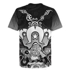 Torres Strait Islander Flag Rugby Jersey Dhari Indigenous Dotwork Pattern Art