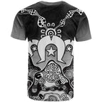 Torres Strait Islander Flag T Shirt Dhari Indigenous Dotwork Pattern Art