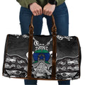 Torres Strait Islander Flag Travel Bag Dhari Indigenous Dotwork Pattern Art