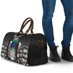 Torres Strait Islander Flag Travel Bag Dhari Indigenous Dotwork Pattern Art