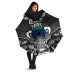 Torres Strait Islander Flag Umbrella Dhari Indigenous Dotwork Pattern Art