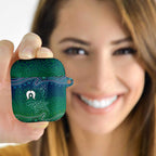 Torres Strait Islands AirPods Case Shark Indigenous Australian Tribal Dot Art