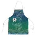 Torres Strait Islands Apron Shark Indigenous Australian Tribal Dot Art
