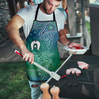 Torres Strait Islands Apron Shark Indigenous Australian Tribal Dot Art