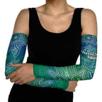 Torres Strait Islands Arm Sleeves Shark Indigenous Australian Tribal Dot Art