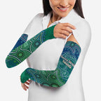 Torres Strait Islands Arm Sleeves Shark Indigenous Australian Tribal Dot Art