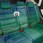 Torres Strait Islands Back Car Seat Cover Shark Indigenous Australian Tribal Dot Art