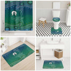 Torres Strait Islands Bathroom Set Shark Indigenous Australian Tribal Dot Art