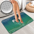 Torres Strait Islands Bathroom Set Shark Indigenous Australian Tribal Dot Art