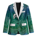 Torres Strait Islands Blazer Shark Indigenous Australian Tribal Dot Art