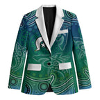 Torres Strait Islands Blazer Shark Indigenous Australian Tribal Dot Art