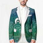 Torres Strait Islands Blazer Shark Indigenous Australian Tribal Dot Art