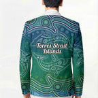 Torres Strait Islands Blazer Shark Indigenous Australian Tribal Dot Art
