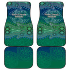 Torres Strait Islands Car Mats Shark Indigenous Australian Tribal Dot Art