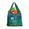 Torres Strait Islands Grocery Bag Shark Indigenous Australian Tribal Dot Art
