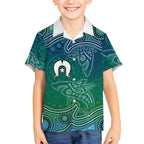 Torres Strait Islands Hawaiian Shirt Shark Indigenous Australian Tribal Dot Art