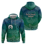 Torres Strait Islands Hoodie Shark Indigenous Australian Tribal Dot Art
