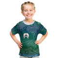 Torres Strait Islands Kid T Shirt Shark Indigenous Australian Tribal Dot Art