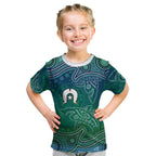 Torres Strait Islands Kid T Shirt Shark Indigenous Australian Tribal Dot Art