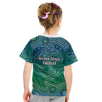 Torres Strait Islands Kid T Shirt Shark Indigenous Australian Tribal Dot Art