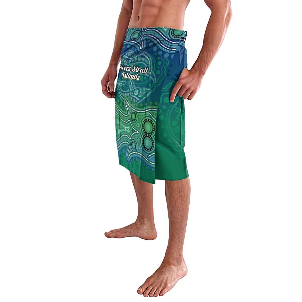Torres Strait Islands Lavalava Shark Indigenous Australian Tribal Dot Art