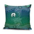 Torres Strait Islands Pillow Cover Shark Indigenous Australian Tribal Dot Art