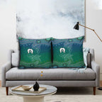 Torres Strait Islands Pillow Cover Shark Indigenous Australian Tribal Dot Art
