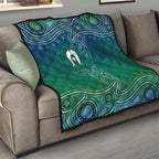 Torres Strait Islands Quilt Shark Indigenous Australian Tribal Dot Art