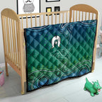 Torres Strait Islands Quilt Shark Indigenous Australian Tribal Dot Art