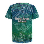 Torres Strait Islands Rugby Jersey Shark Indigenous Australian Tribal Dot Art