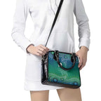 Torres Strait Islands Shoulder Handbag Shark Indigenous Australian Tribal Dot Art