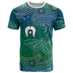 Torres Strait Islands T Shirt Shark Indigenous Australian Tribal Dot Art