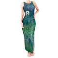 Torres Strait Islands Tank Maxi Dress Shark Indigenous Australian Tribal Dot Art