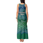 Torres Strait Islands Tank Maxi Dress Shark Indigenous Australian Tribal Dot Art
