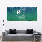 Torres Strait Islands Tapestry Shark Indigenous Australian Tribal Dot Art