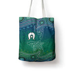 Torres Strait Islands Tote Bag Shark Indigenous Australian Tribal Dot Art